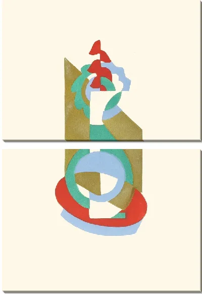 Картина Цветы, текст и двадцать шесть цветных пластин, табл. №8