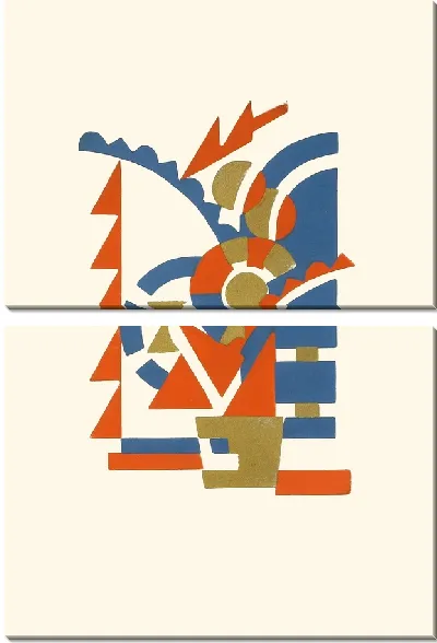 Картина Цветы, текст и двадцать шесть цветных пластин, табл. №13