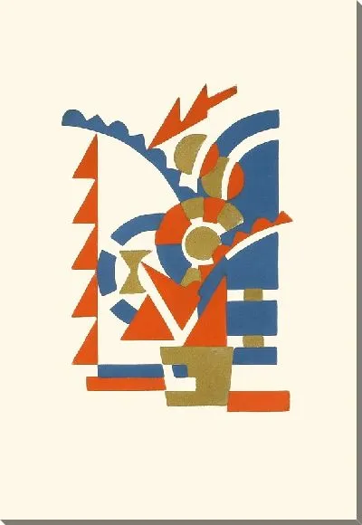 Картина Цветы, текст и двадцать шесть цветных пластин, табл. №13