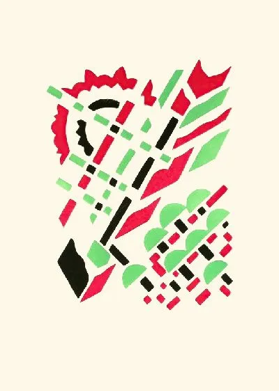 Картина Цветы, текст и двадцать шесть цветных пластин, табл. №14