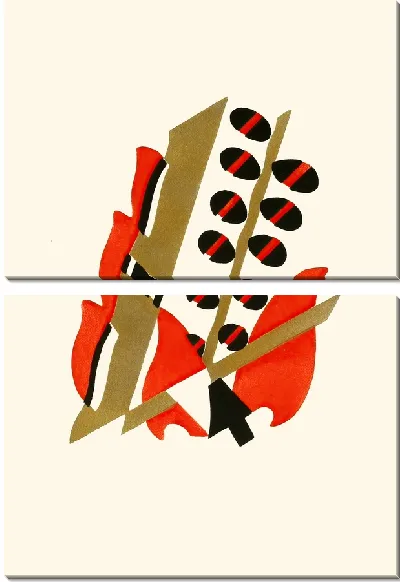 Картина Цветы, текст и двадцать шесть цветных пластин, табл. №16