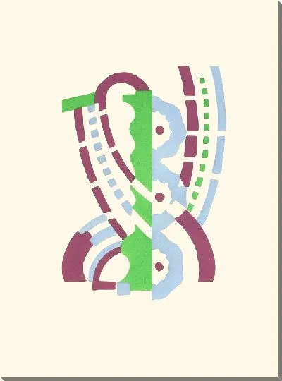 Картина Цветы, текст и двадцать шесть цветных пластин, табл. №20