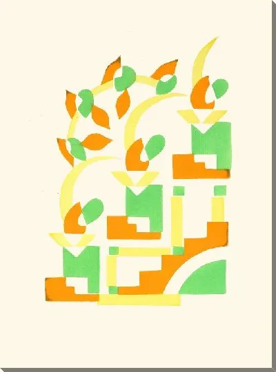 Картина Цветы, текст и двадцать шесть цветных пластин, табл. №21