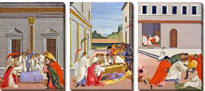 Картина Три чудеса святителя Зиновия