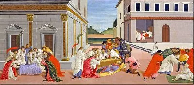 Картина Три чудеса святителя Зиновия