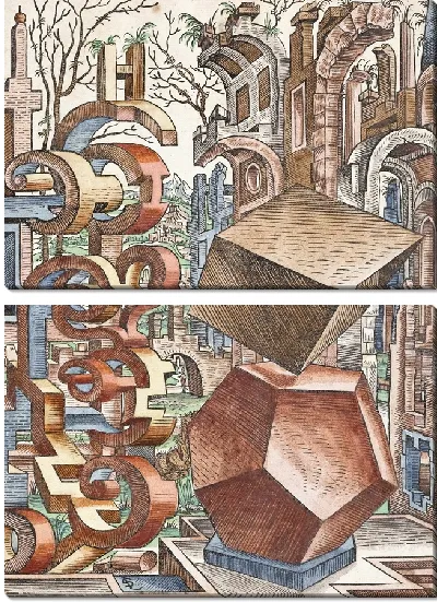 Картина Геометрия и будущее (1567 г.), табл. №4