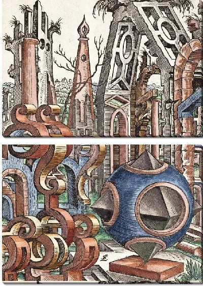 Картина Геометрия и будущее (1567 г.), табл. №8