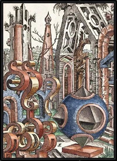 Картина Геометрия и будущее (1567 г.), табл. №8