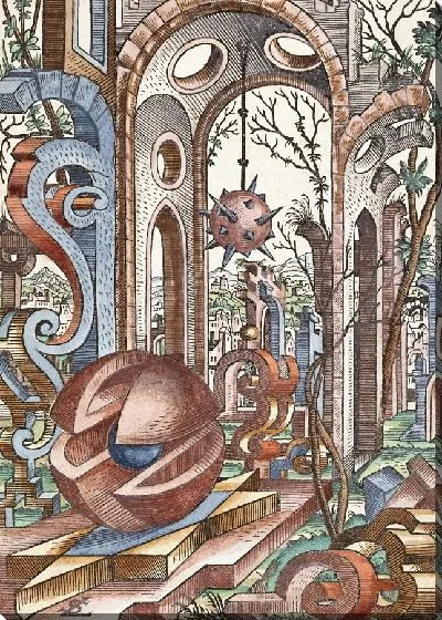 Картина Геометрия и будущее (1567 г.), табл. №9