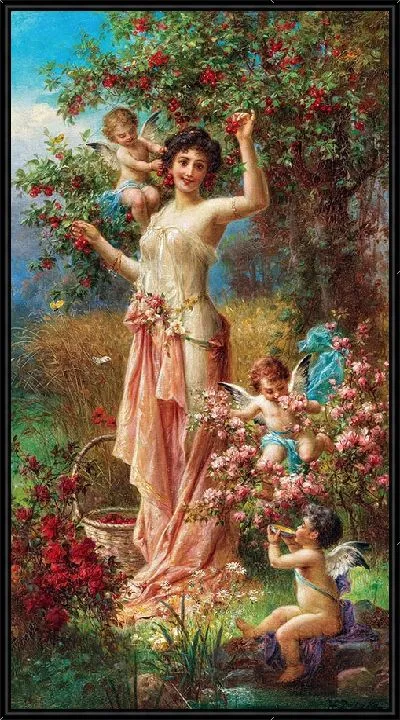 Картина Аллегория лета с посланниками любви