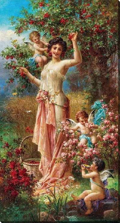 Картина Аллегория лета с посланниками любви