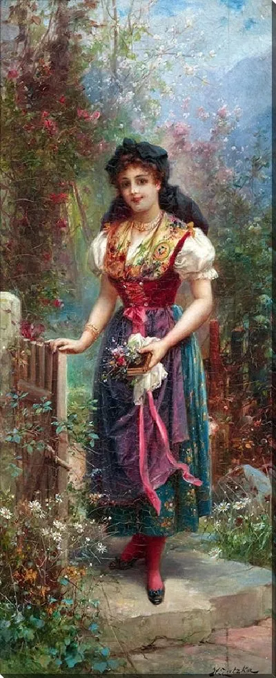 Картина В церкви