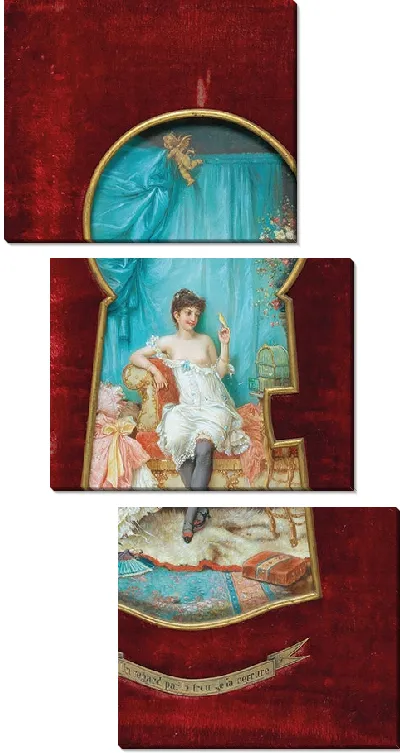 Картина Взгляд в замочную скважину