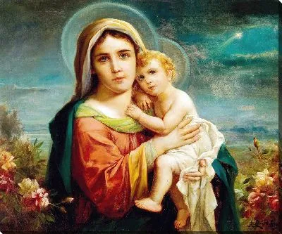 Картина Мадонна с младенцем