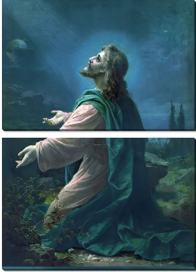 Картина Христос на Масличной горе