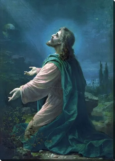 Картина Христос на Масличной горе