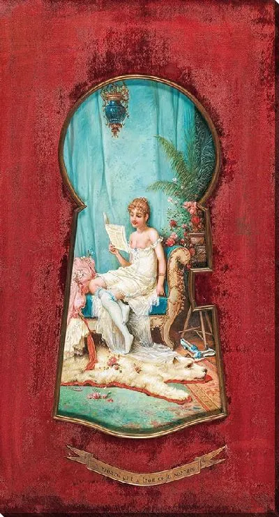 Картина Посмотрел в замочную скважину (2)