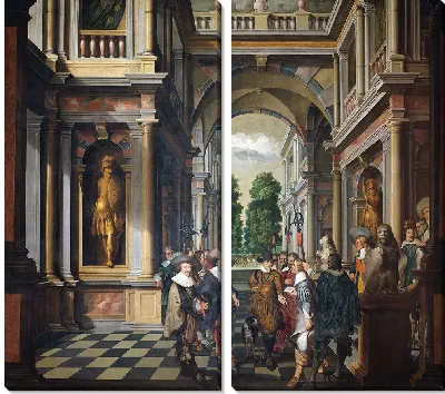Картина Семичастная декоративная последовательность; Галерея (1630 - 1632)