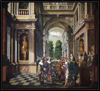 Картина Семичастная декоративная последовательность; Галерея (1630 - 1632)