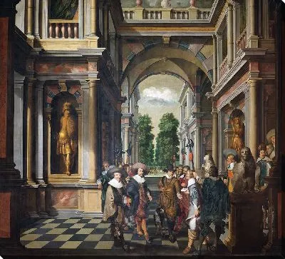 Картина Семичастная декоративная последовательность; Галерея (1630 - 1632)