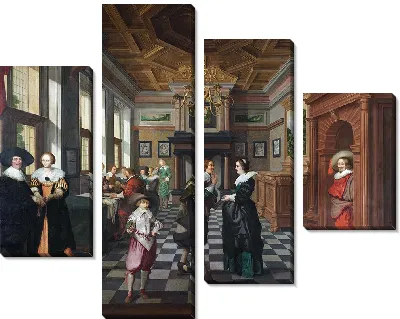 Картина Семичастная декоративная последовательность (1630 - 1632)