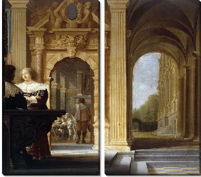 Картина Галантная сцена во дворце (1630–1636)