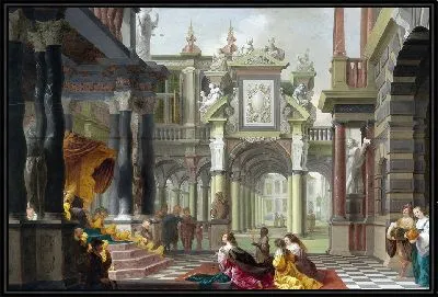 Соломон принимает царицу Савскую (1642 г.)