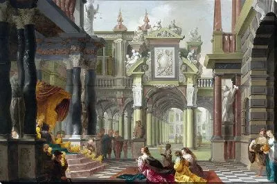 Соломон принимает царицу Савскую (1642 г.)