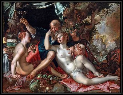 Лот и его дочери (около 1597–1600 гг.)