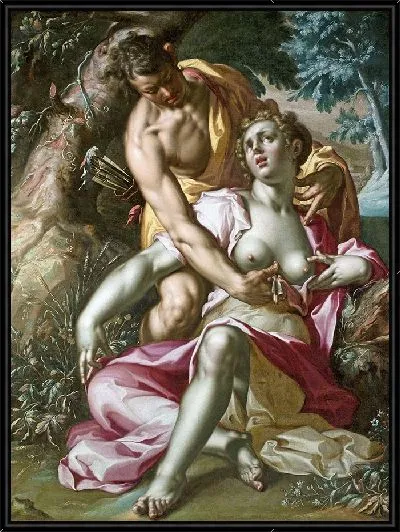 Картина Кефал и Прокрис (Смерть Прокриса) (ок. 1595–1600)