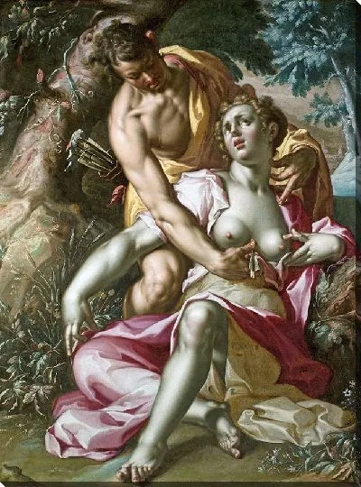 Картина Кефал и Прокрис (Смерть Прокриса) (ок. 1595–1600)