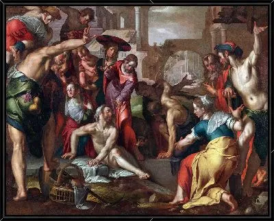 Картина Воскрешение Лазаря (около 1610-1615)