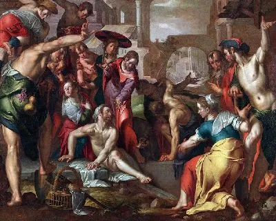 Картина Воскрешение Лазаря (около 1610-1615)