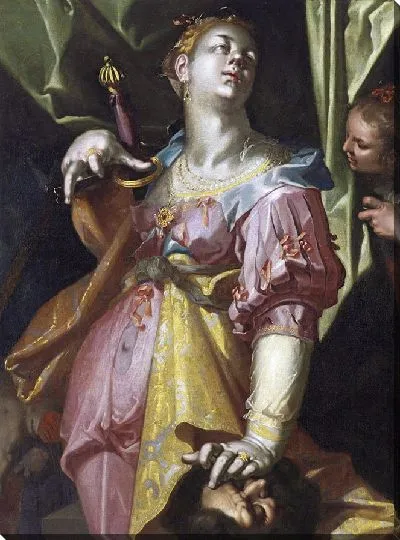 Картина Юдифь и голова Олоферна (ок. 1595–1600)