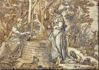 Картина Христос и шарарянка