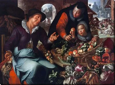 Картина Продавец фруктов и овощей