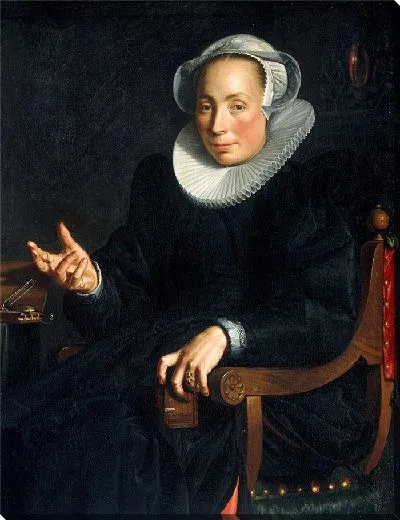 Картина Портрет Кристины Этьвал Ван Хален (1568-1629)