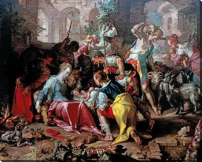 Картина Поклонение пастухов