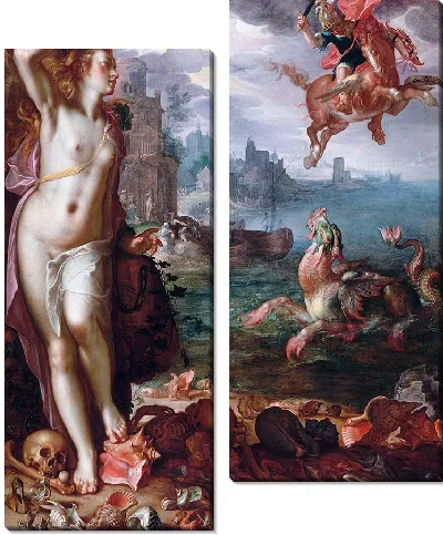 Картина Персей освобождает Андромеду (1611)