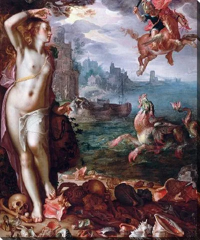 Картина Персей освобождает Андромеду (1611)