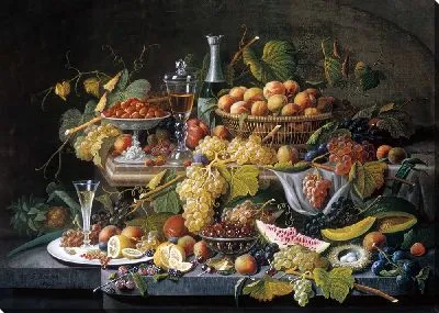 Натюрморт, фрукты (1855)