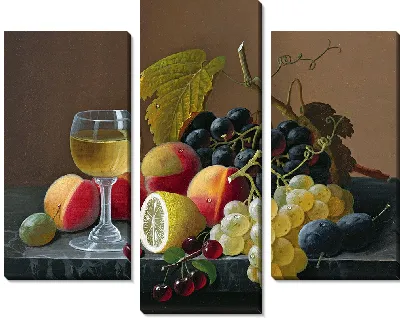 Картина Натюрморт с фруктами и лимоном