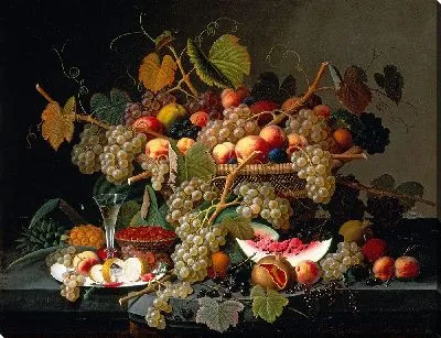 Картина Натюрморт с фруктами (1852)