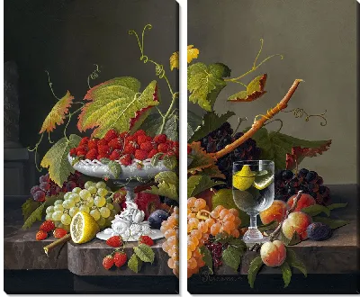 Картина Изобилие фруктов (ок. 1860 г.)