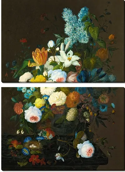Картина Цветочный натюрморт (1848)
