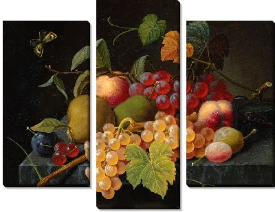 Фруктовый натюрморт с молью (около 1860-1872)