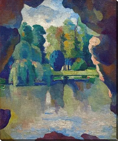 Картина Ле Лак де Багатель, Булонский лес (1909 г.)