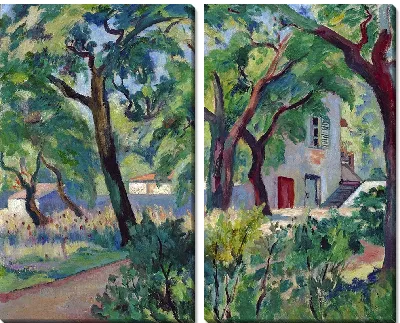 Дом в лесу, Сен-Тропе (1924)