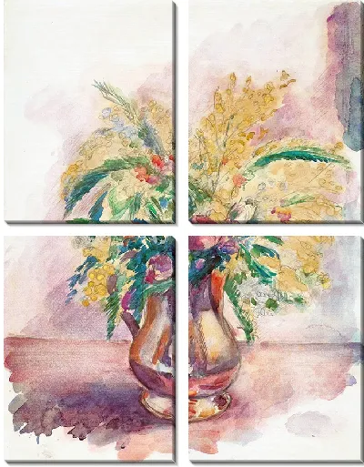 Картина Анемоны и мимозы (1943)