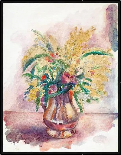 Картина Анемоны и мимозы (1943)